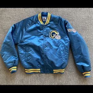 Vintage Los Angeles Rams Chalk Line satin jacket medium
